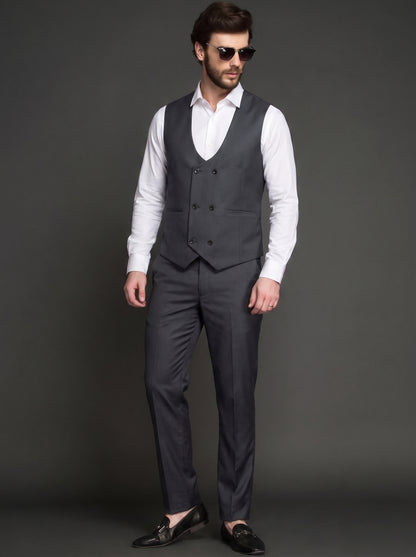 Club AK Men's Designer Black Suit | Elegant Formal Party Wear