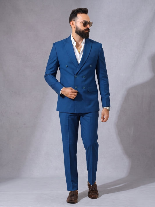 Club AK Premium Royal Blue Formal Suit for Men – Party, Reception & Engagement Wear