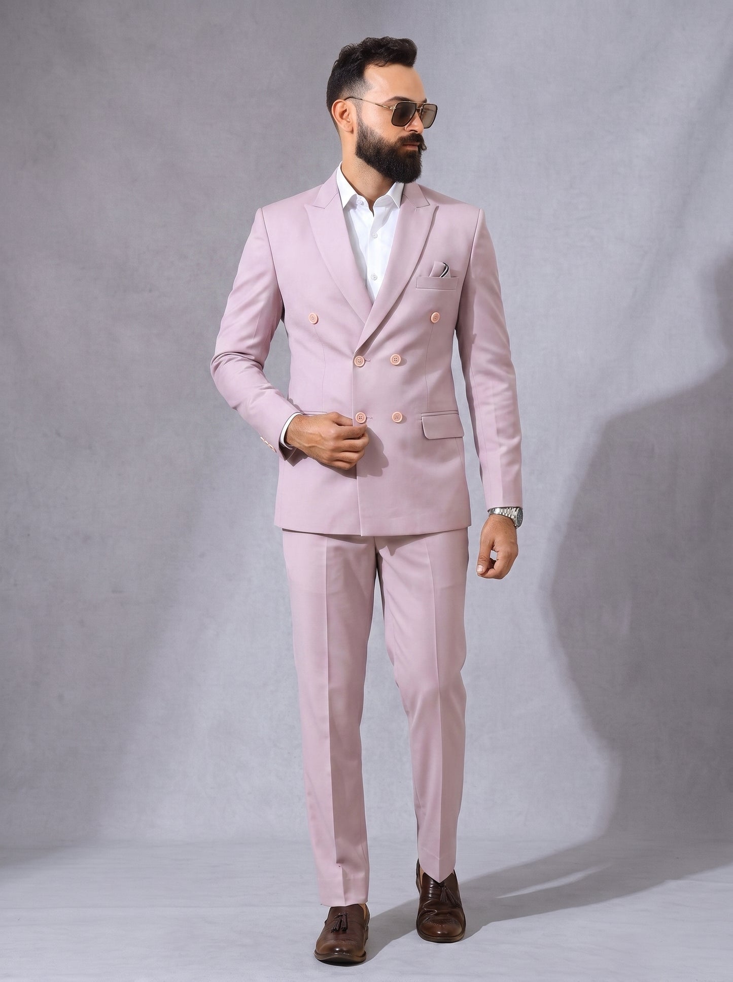 Club AK Premium Baby Pink Formal Suit for Men – Reception, Engagement & Cocktail Wear