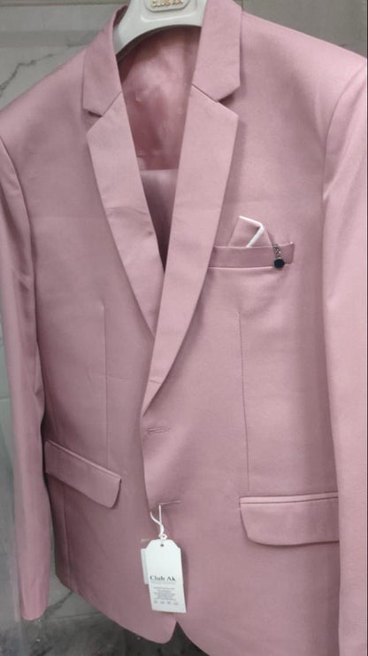 Club AK Men's Premium Dusty Pink Suit for Men