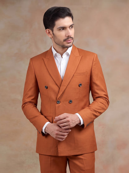 CLUB AK Men's Premium Double-Breasted Suit for Men | Wedding Collection