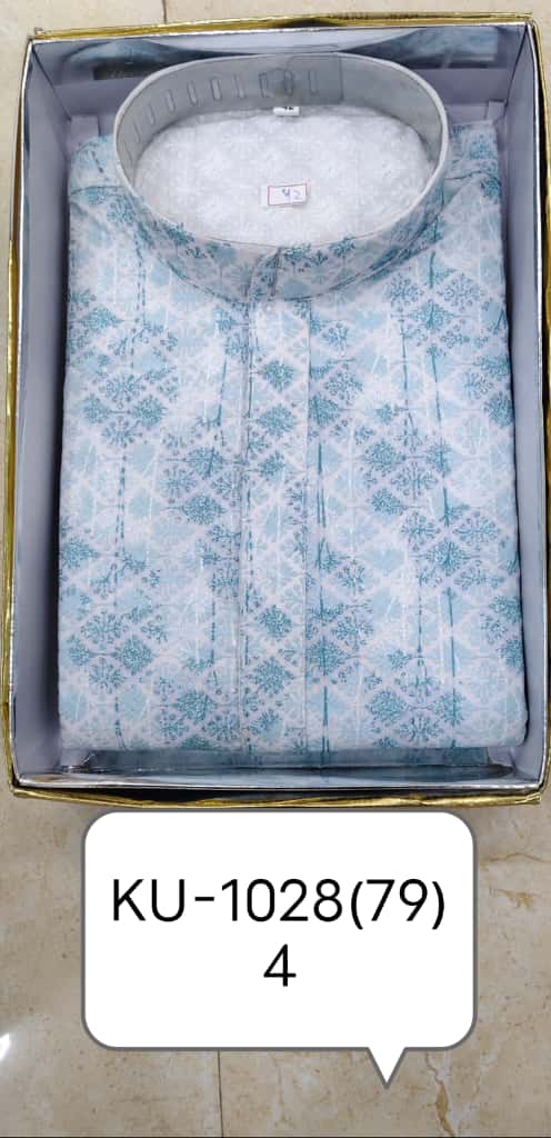 Men’s Stylish Chicken Embroidery Kurta | Party & Festive Wear