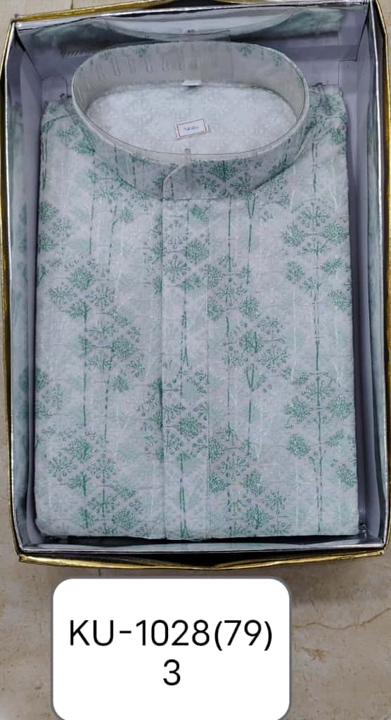 Men’s Stylish Chicken Embroidery Kurta | Party & Festive Wear