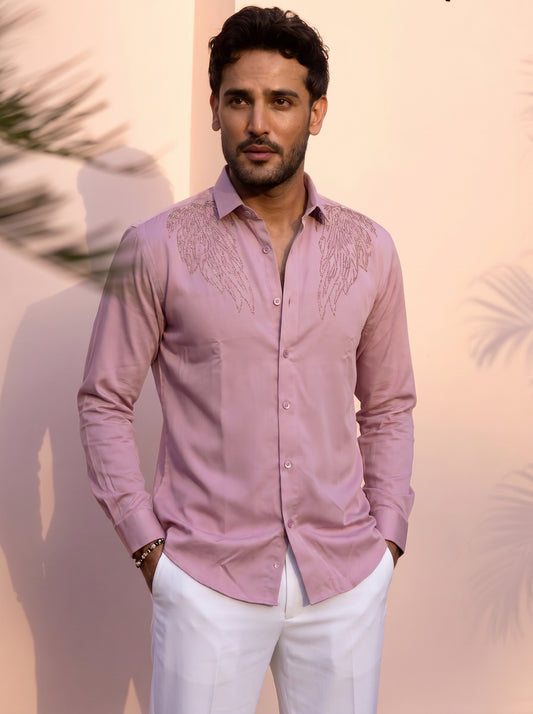 Men's Premium  Japanese Embroidered Shirt for Men