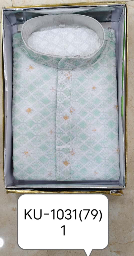 Premium Trendy Chicken Embroidery Shifli Kurta for Men  |Ethnic Festive & Party Wear